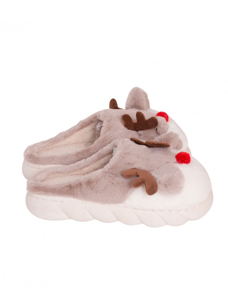 pantuflas de reno