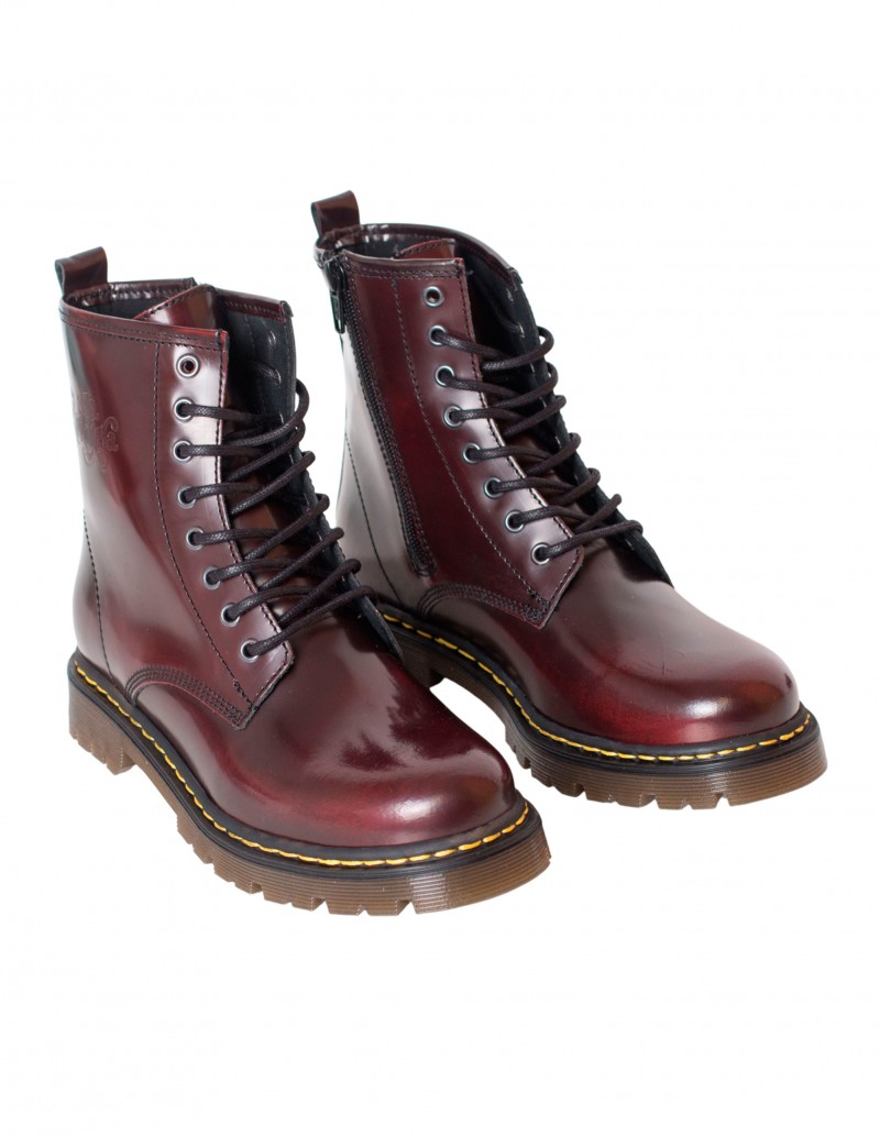 PERA LIMONERA Bota Militar Florentic Burdeos 2