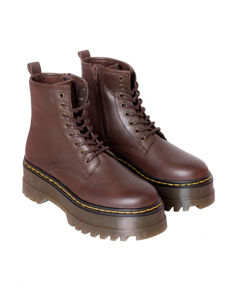 botas militares chocolate