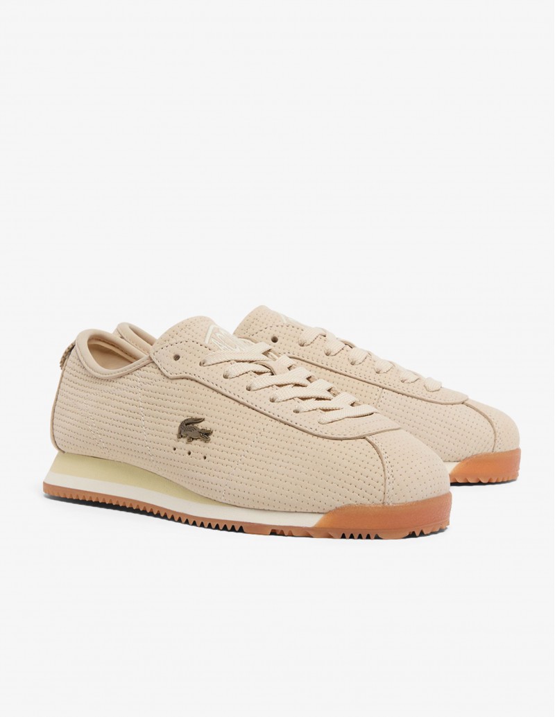 Zapatillas LACOSTE Club-Low Piel Beige 2