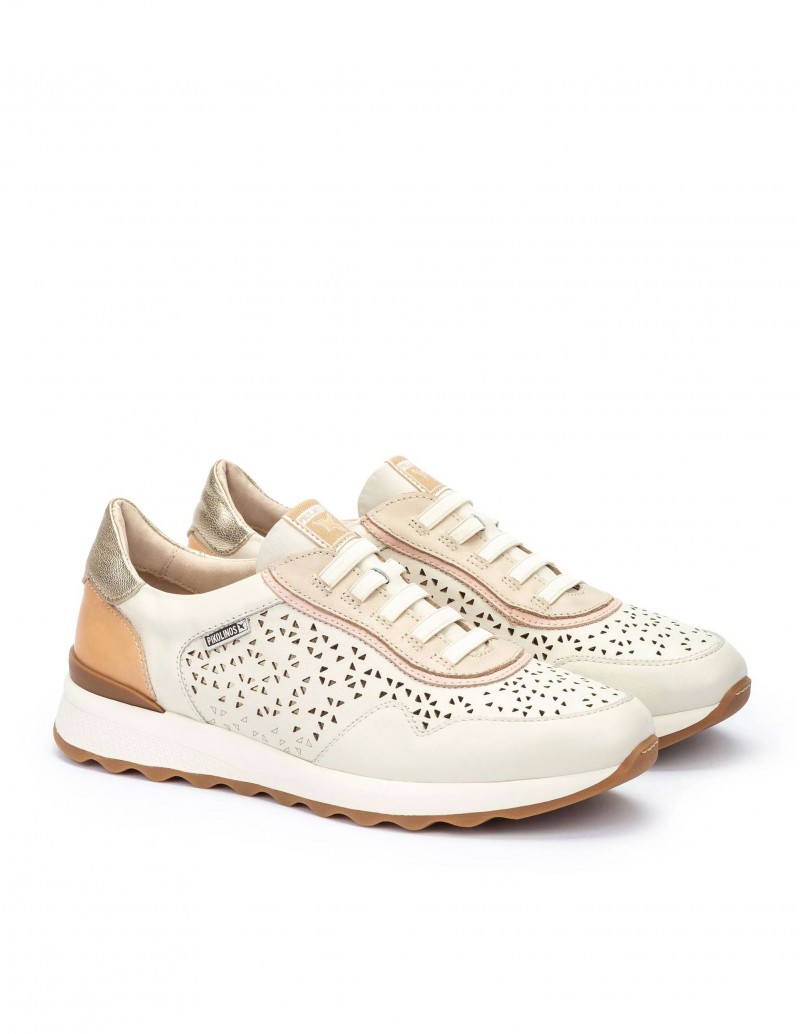 PIKOLINOS Zapatillas Piel Calada Arrecife Crudo 2