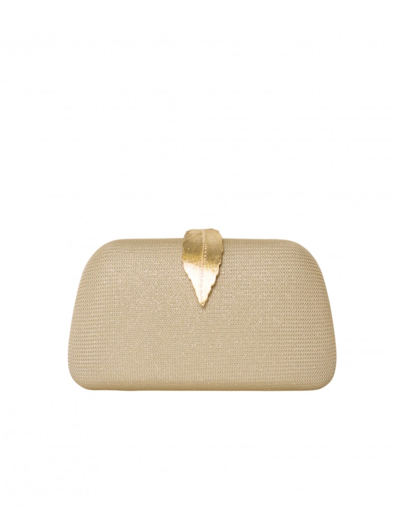 Bolso Fiesta Dorado Hoja