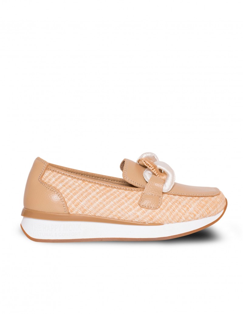 Mocasín Deportivo Rafia THE HAPPY MONKEY