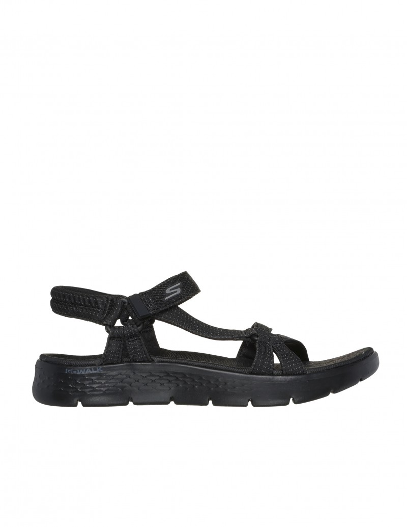 SKECHERS Sandalia Deportiva GO WALK Flex Sandal Sublime Negro
