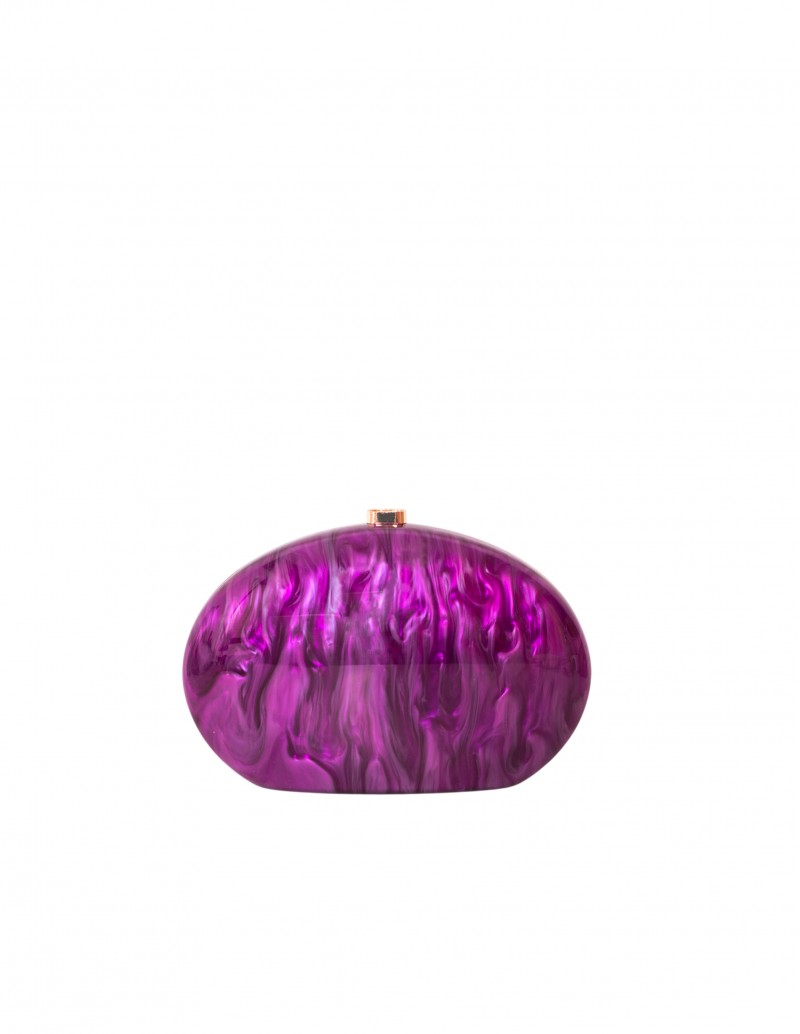 Clutch Fiesta Ovalado Violeta
