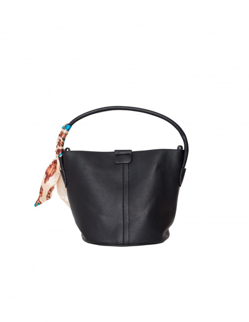 Bolso Pañuelo Bombonera Negro