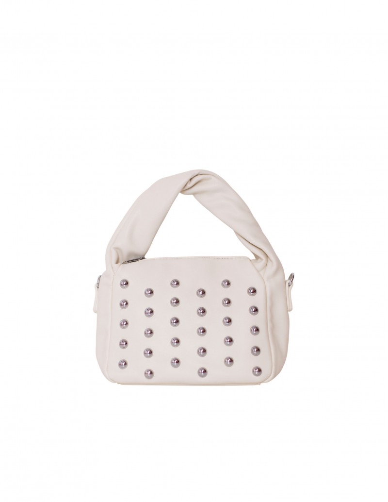 Bolso Tachuelas Beige