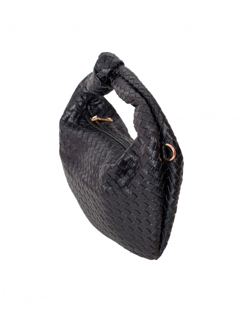 bolso trenzado original negro