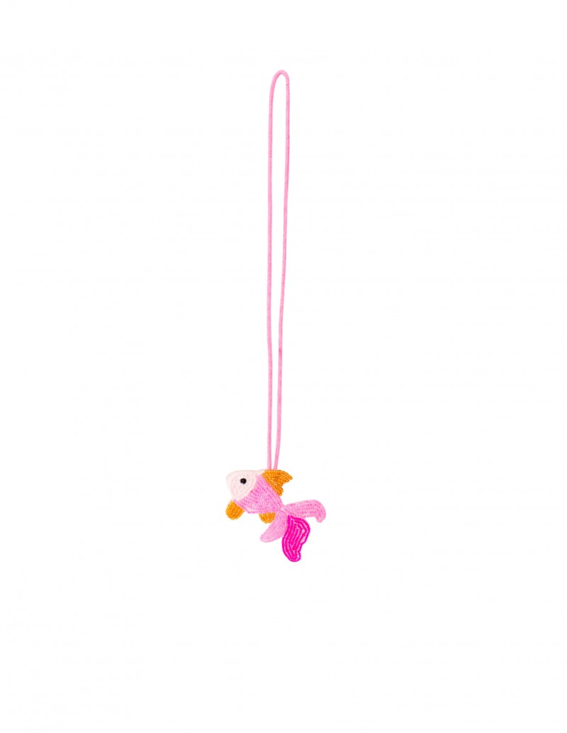 collar abalorios pez