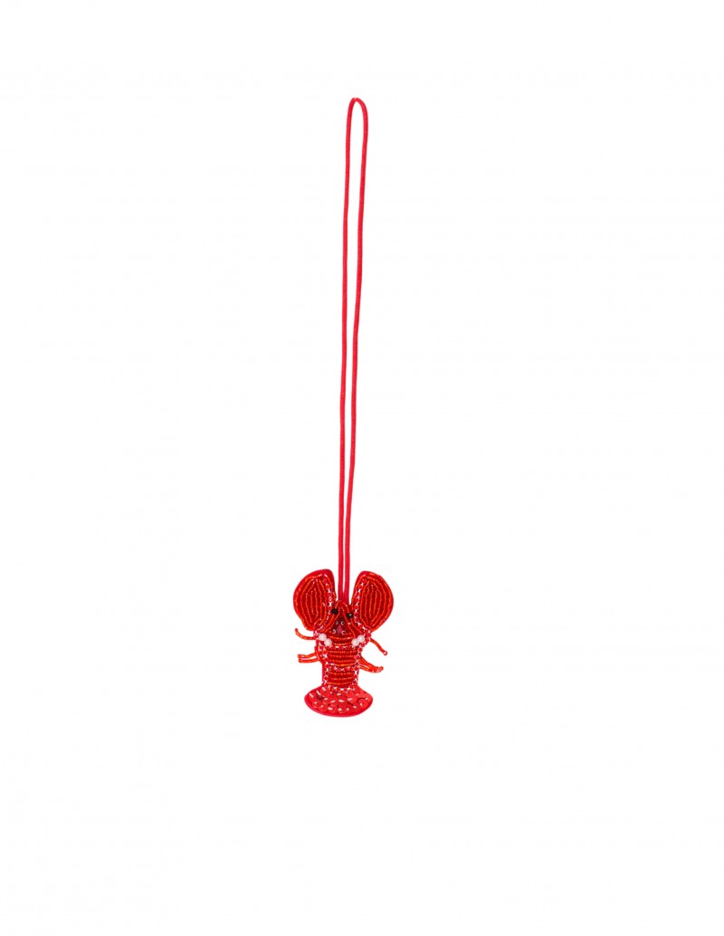 Charm Langosta Abalorios Rojo 2