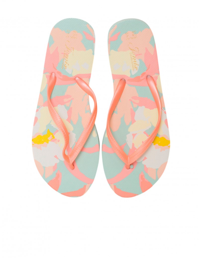 Chancla Dedo Estampado Flores