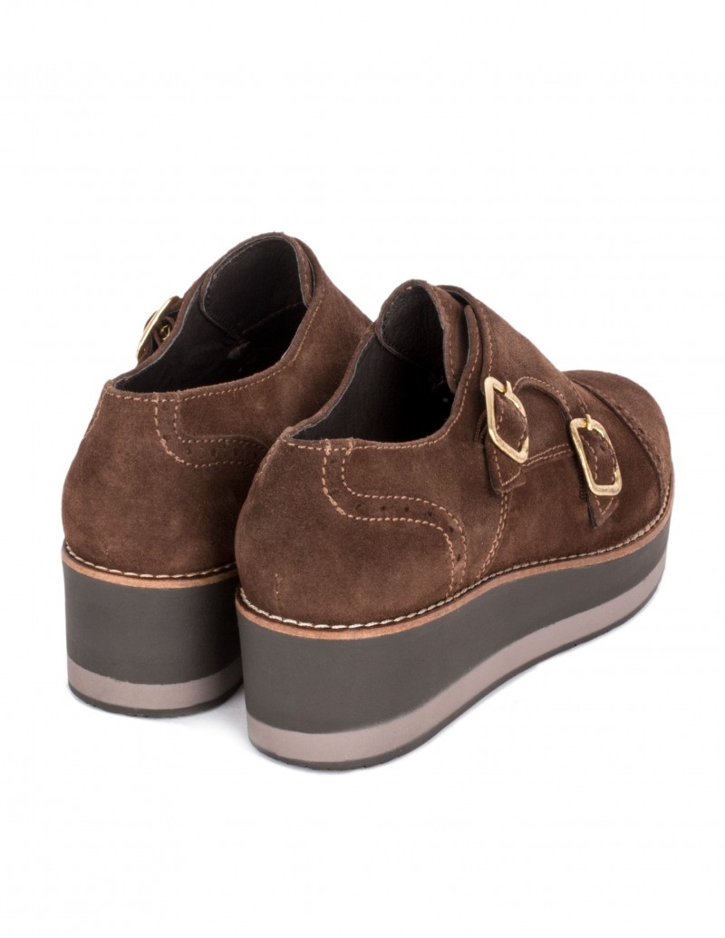 Zapatos Monk Doble Mujer -