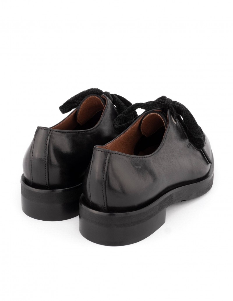 Zapatos Planos Mujer Charol Negros - PERA LIMONERA