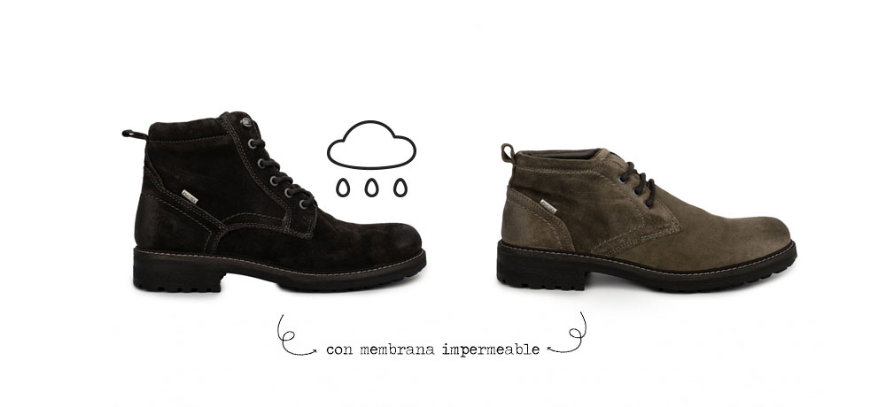 botas impermeables hombre
