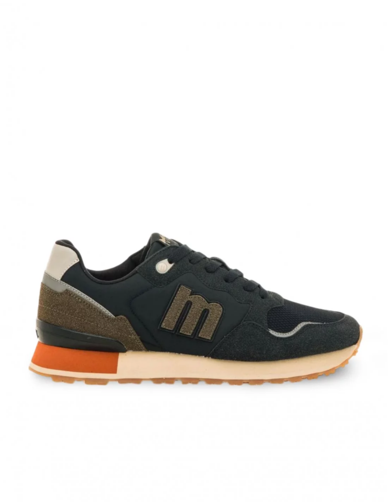 deportivos mustang casual azul marino